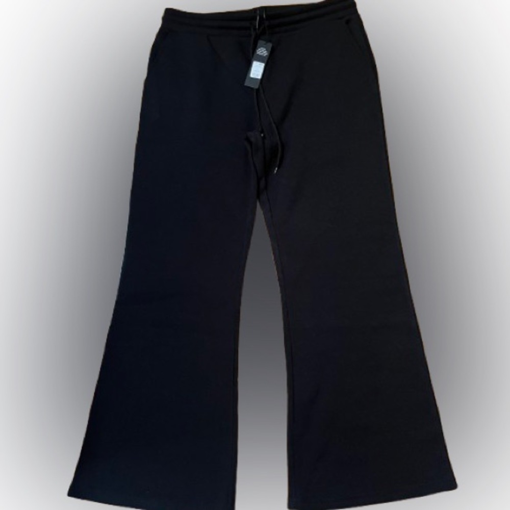 NWT Fashion Nova Candice Petite Black Lounge Flare Pants Size 2X